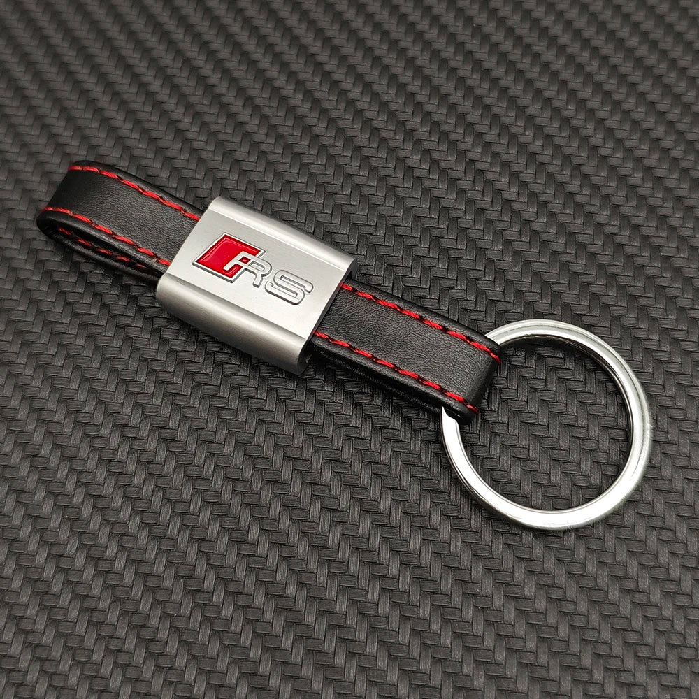 RS, S-LINE and Standard Style Leather Keychain