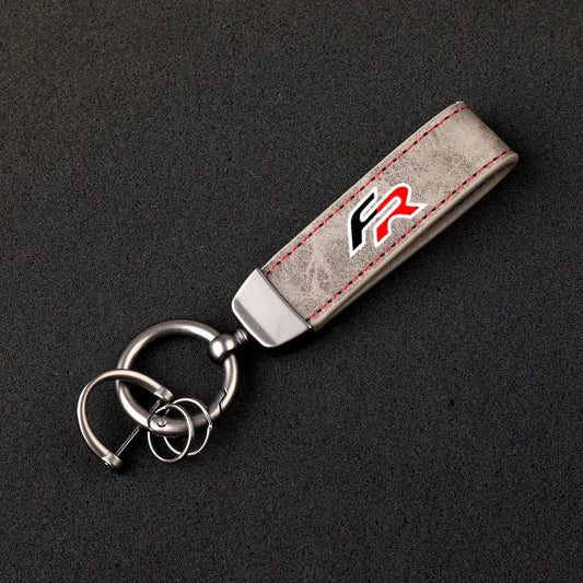 FR Style Leather Keychain