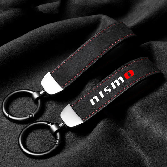 Nismo Style Suede Keychain