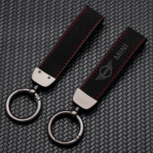 Mini Style Suede Keychain