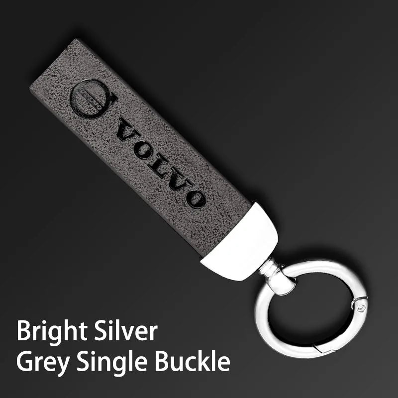 V Style Leather Keychain