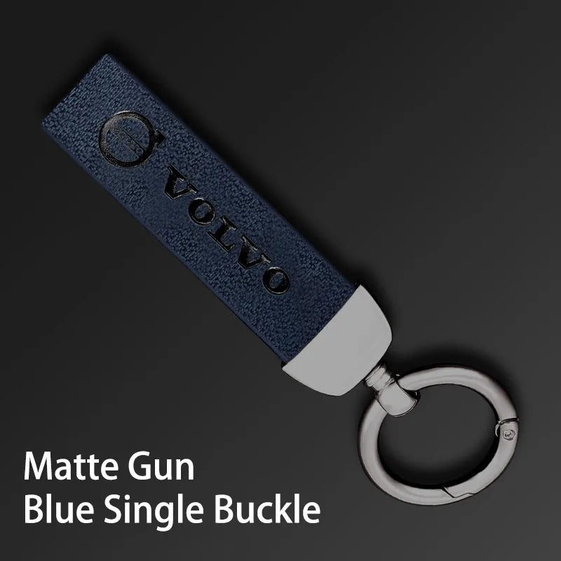 V Style Leather Keychain