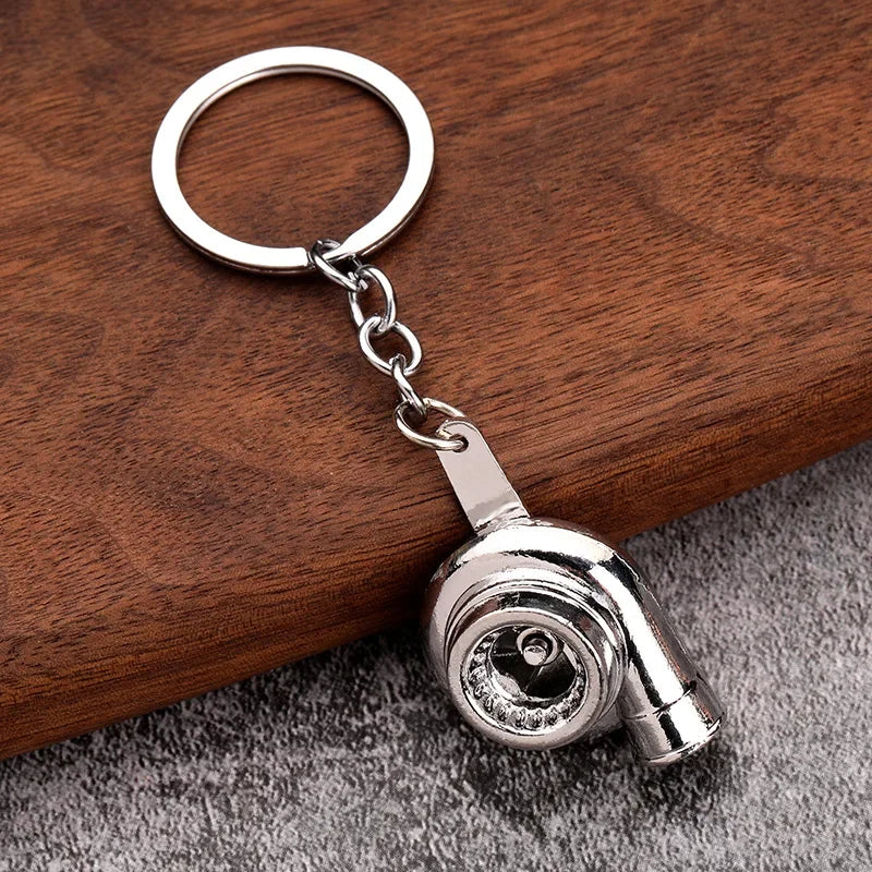 Mini Metal Turbo Keychain