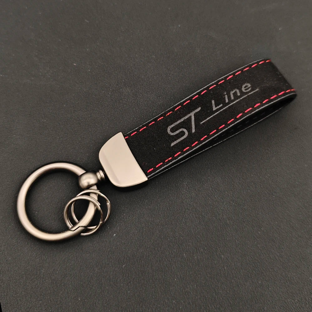 ST STYLE Leather keychain
