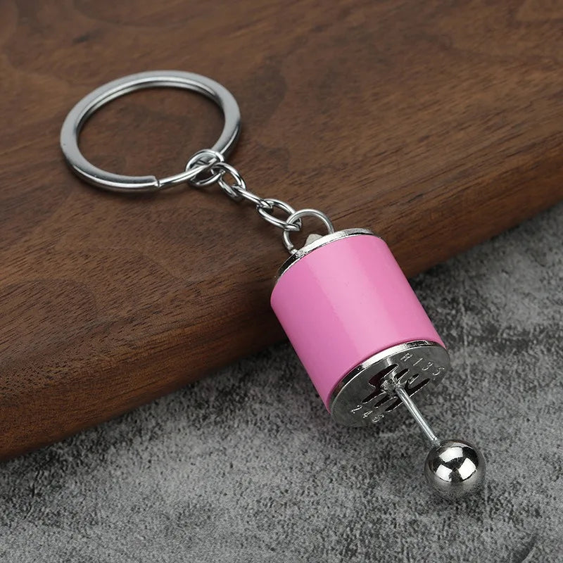 Working Gearstick Car Keychain