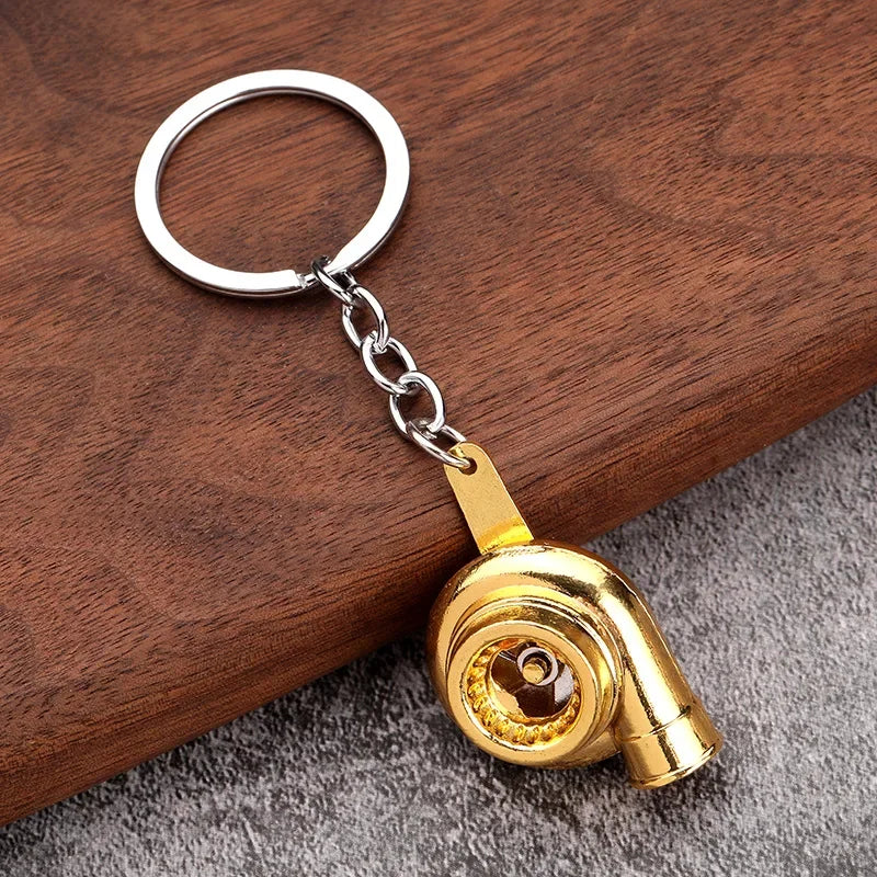 Mini Metal Turbo Keychain