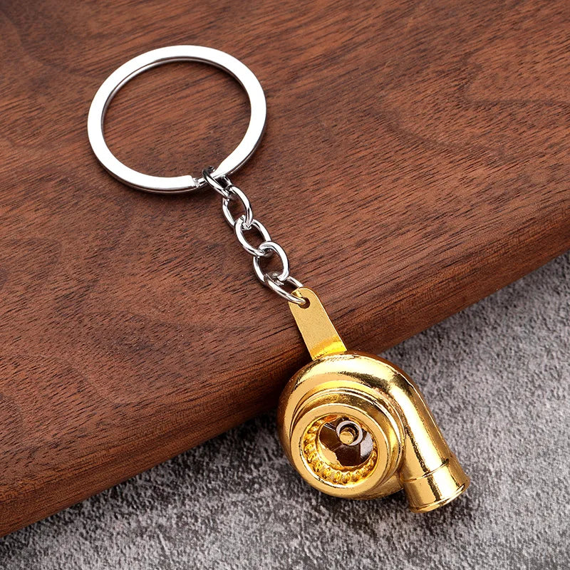 Mini Metal Turbo Keychain