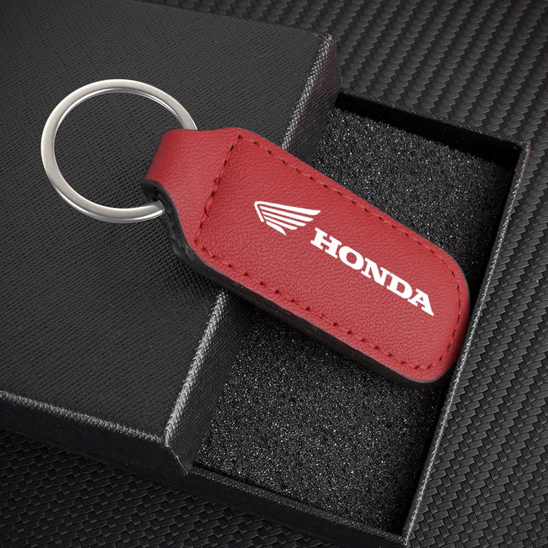 H Style Leather Keychain