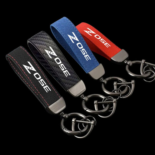 350Z Style Leather Keychain
