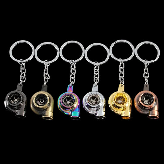 Mini Metal Turbo Keychain