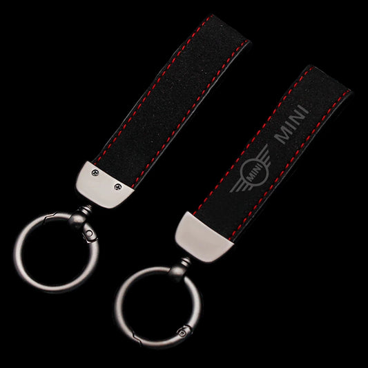 Mini Style Suede Keychain