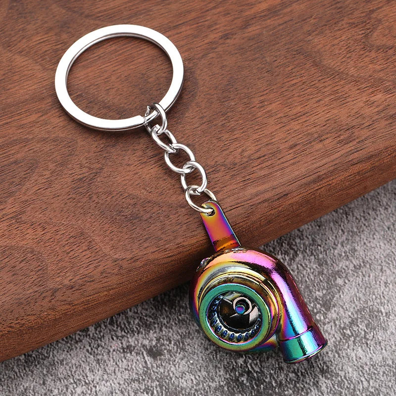 Mini Metal Turbo Keychain