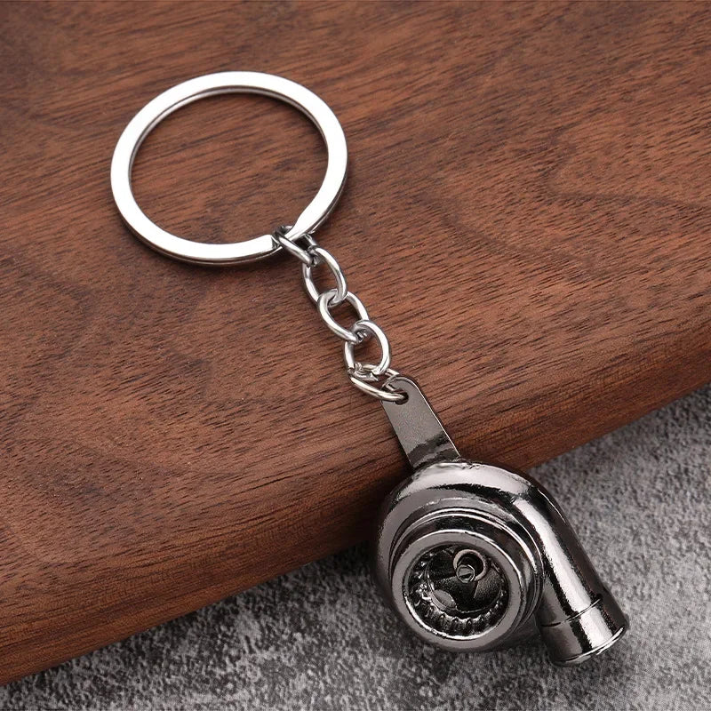Mini Metal Turbo Keychain