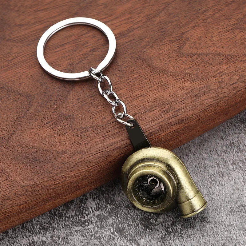 Mini Metal Turbo Keychain