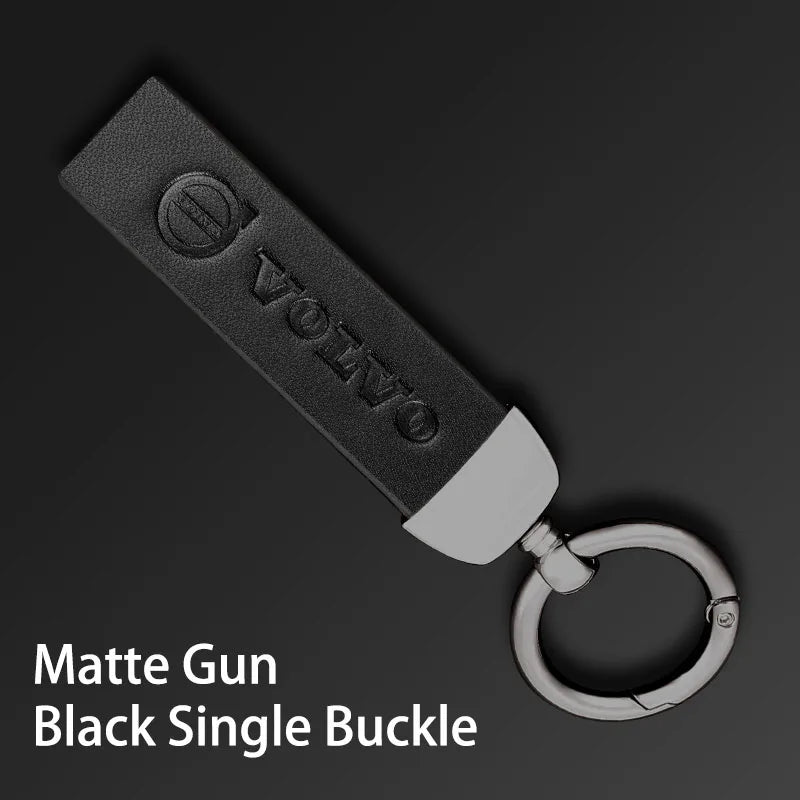 V Style Leather Keychain