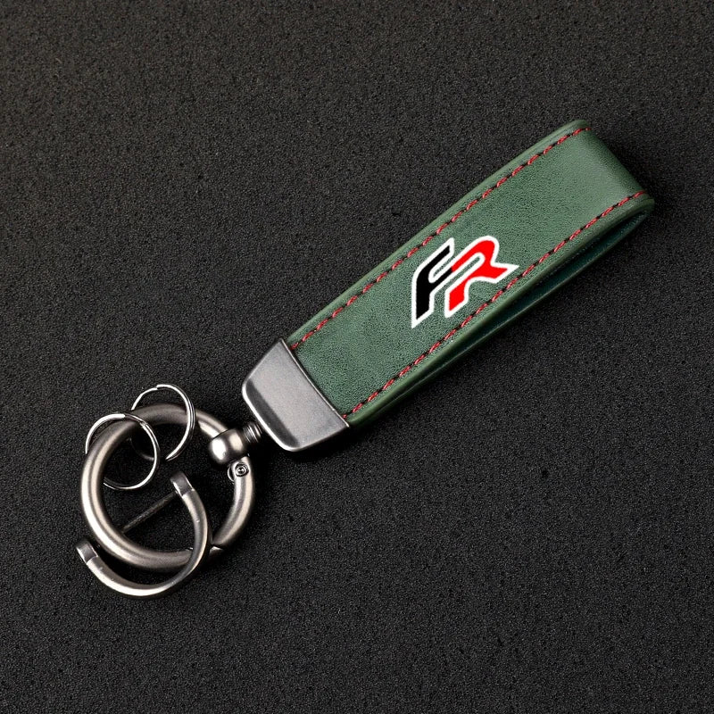 FR Style Leather Keychain