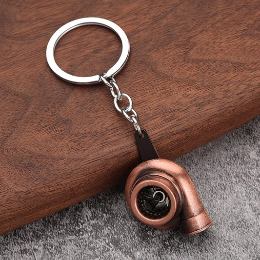 Mini Metal Turbo Keychain