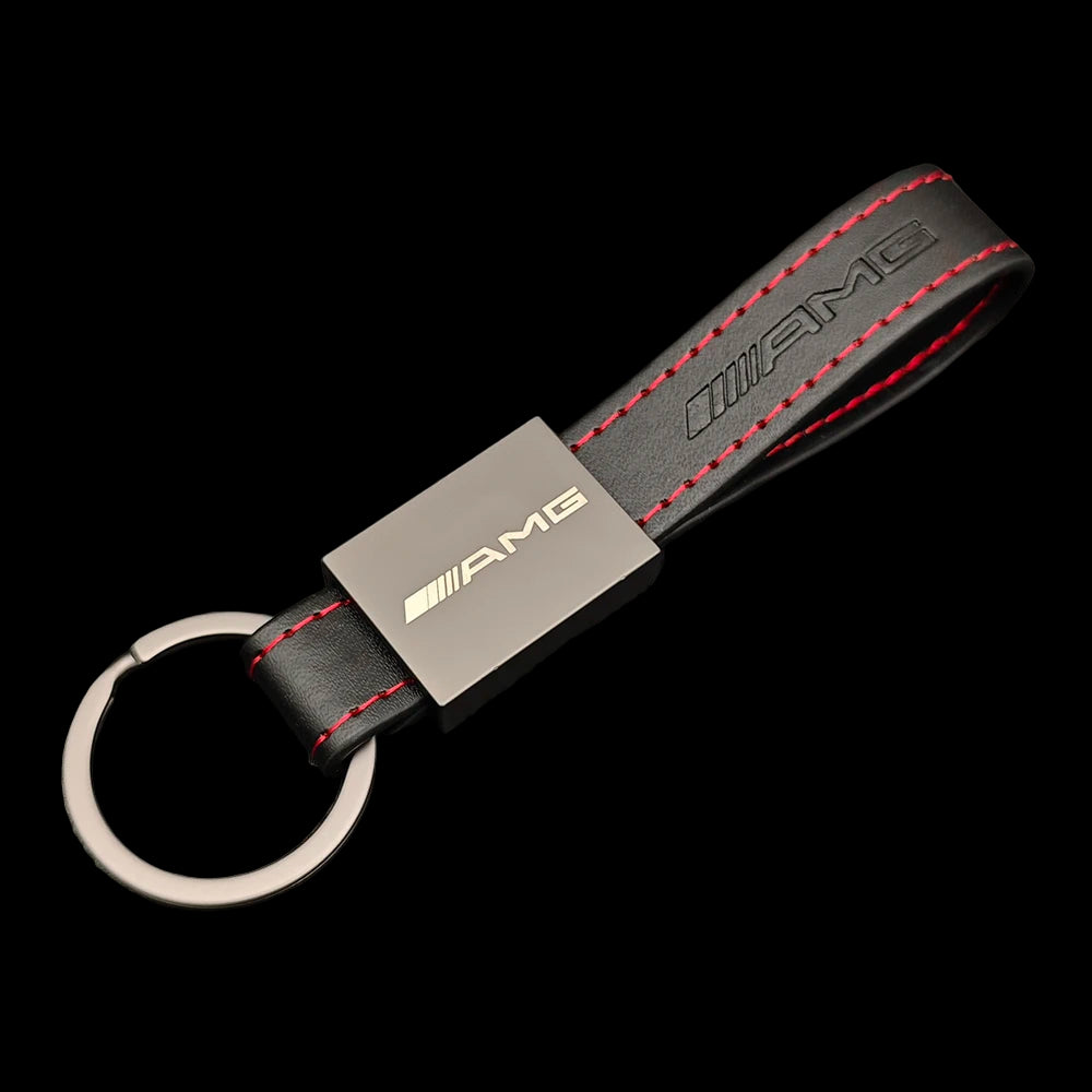 AMG Style Leather keychain