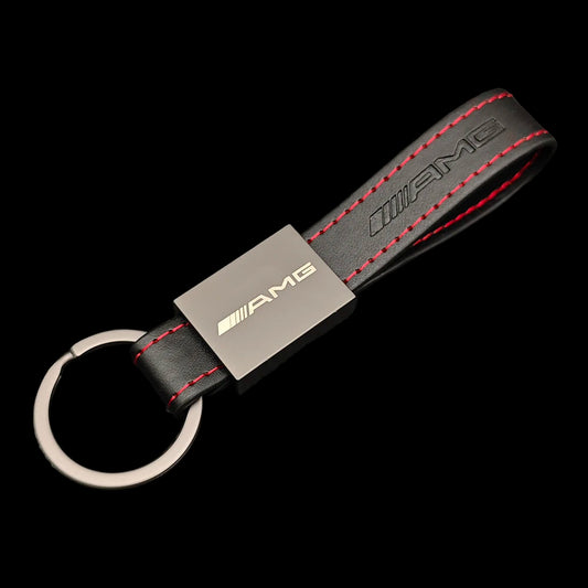 AMG Style Leather keychain