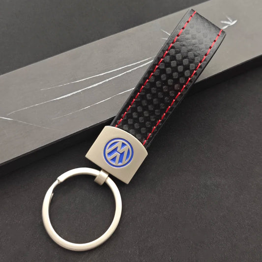 VW, GTI Style Leather Keychain