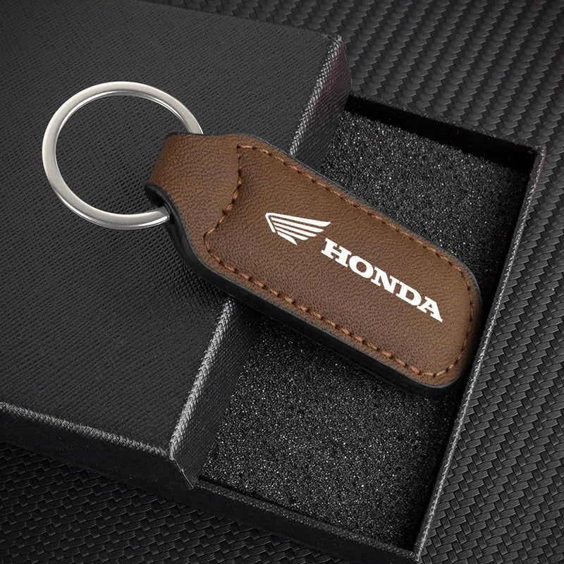 H Style Leather Keychain