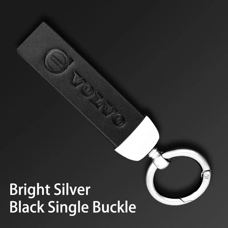 V Style Leather Keychain