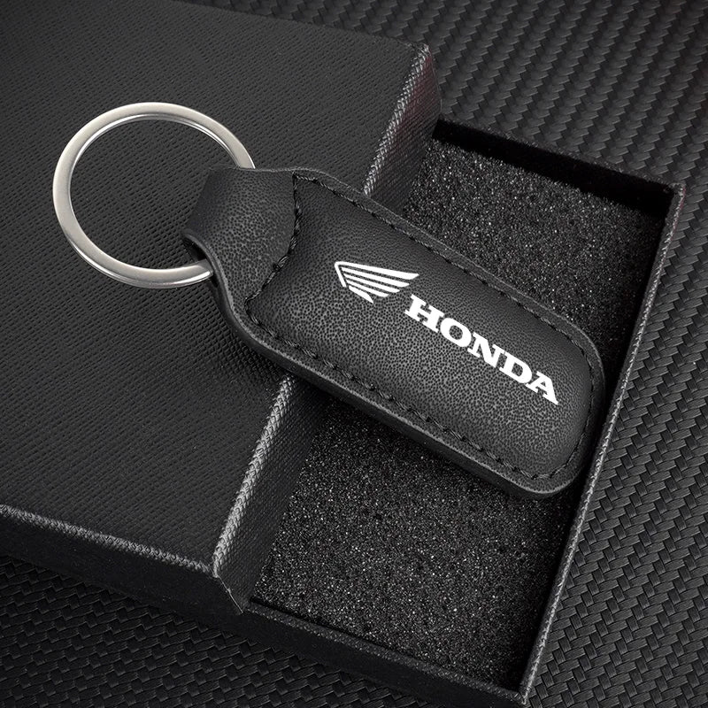 H Style Leather Keychain