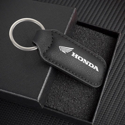 H Style Leather Keychain
