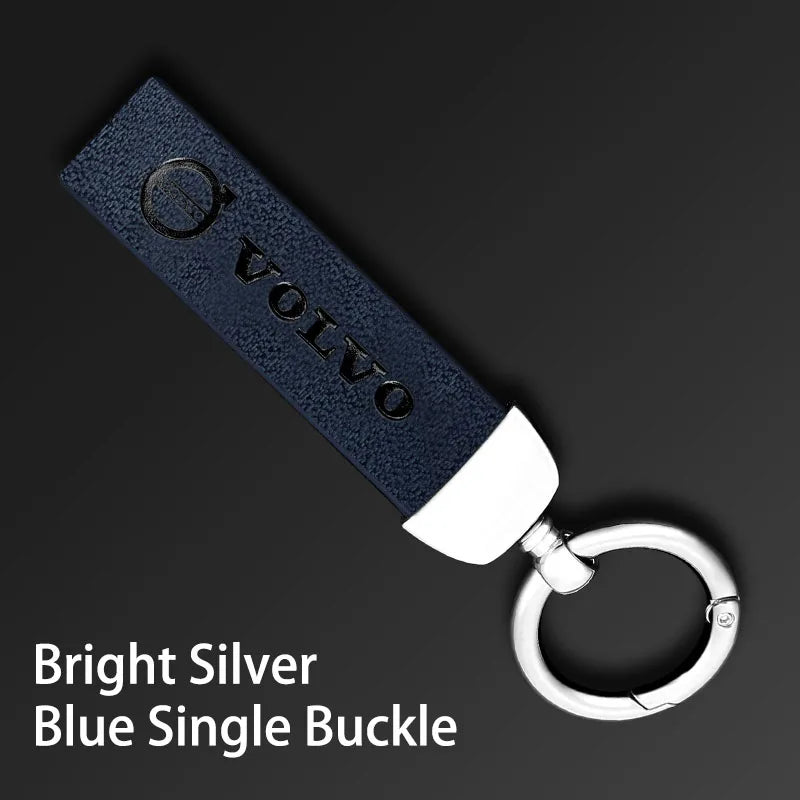 V Style Leather Keychain