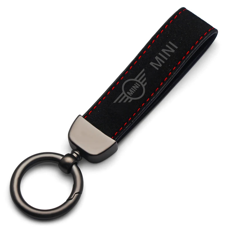 Mini Style Suede Keychain