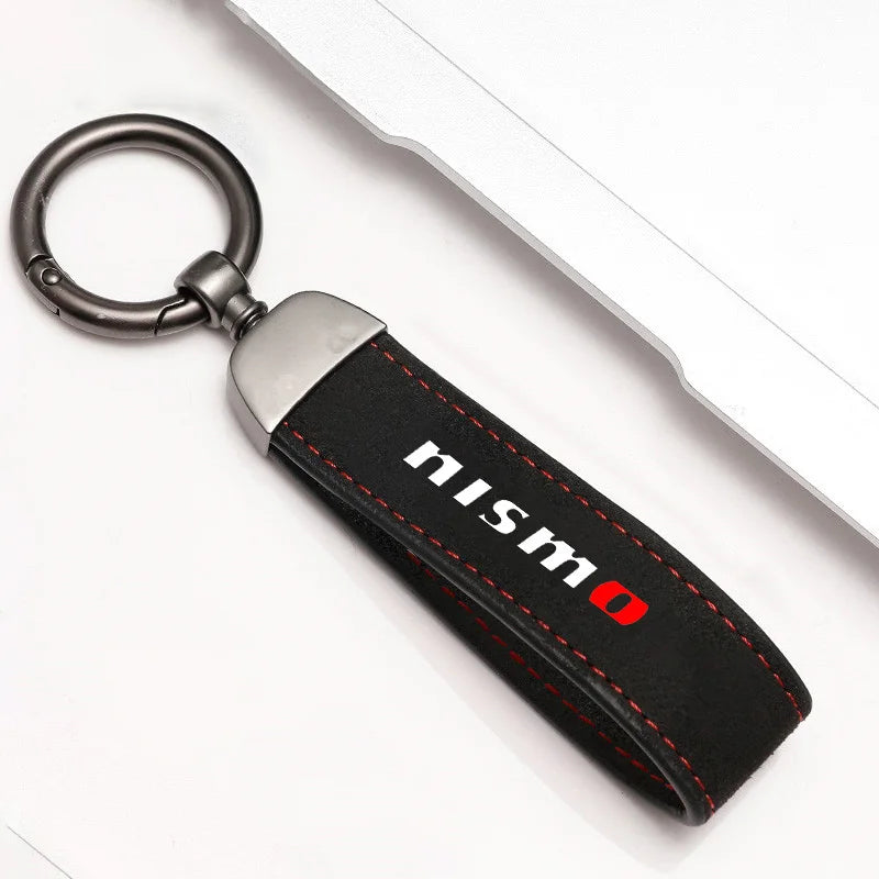 Nismo Style Suede Keychain