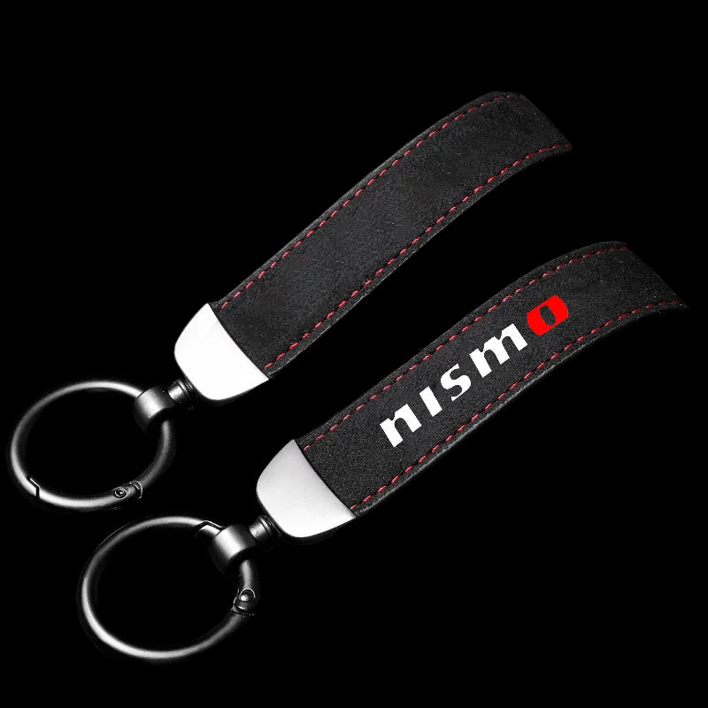 Nismo Style Suede Keychain